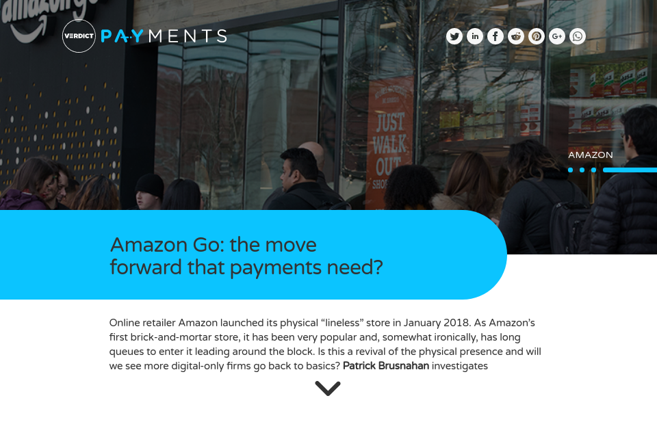 Amazon Go: the move forward that payments need? - Verdict Payments ...